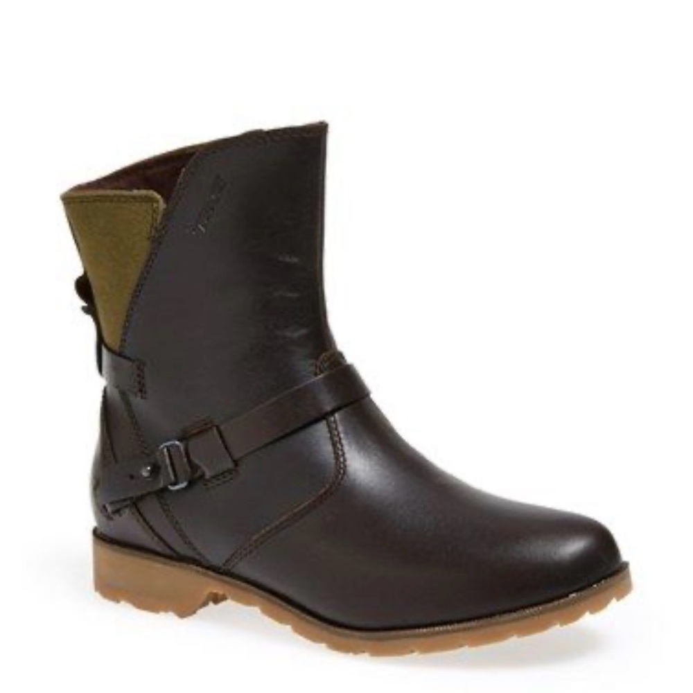 Teva De La Vina women's waterproof leather and canvas ankle boots